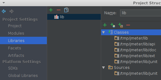Add Jmeter Libraries to IntelliJ