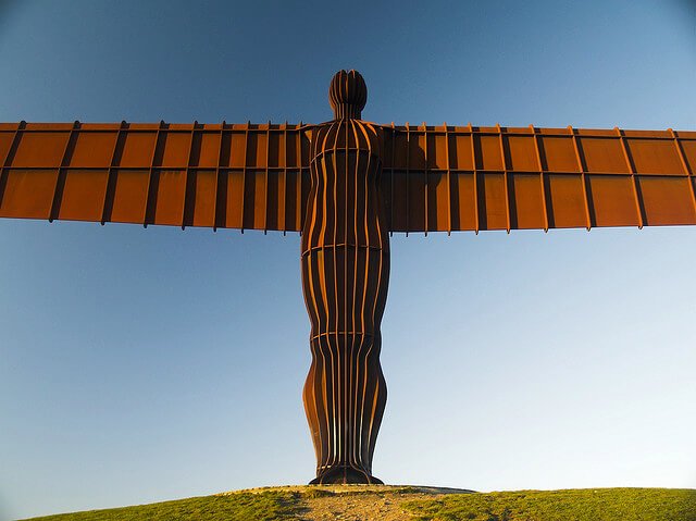 The real Angel of the North